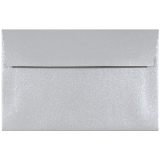 JAM Paper A9 Silver Stardream Premium Metallic Envelopes